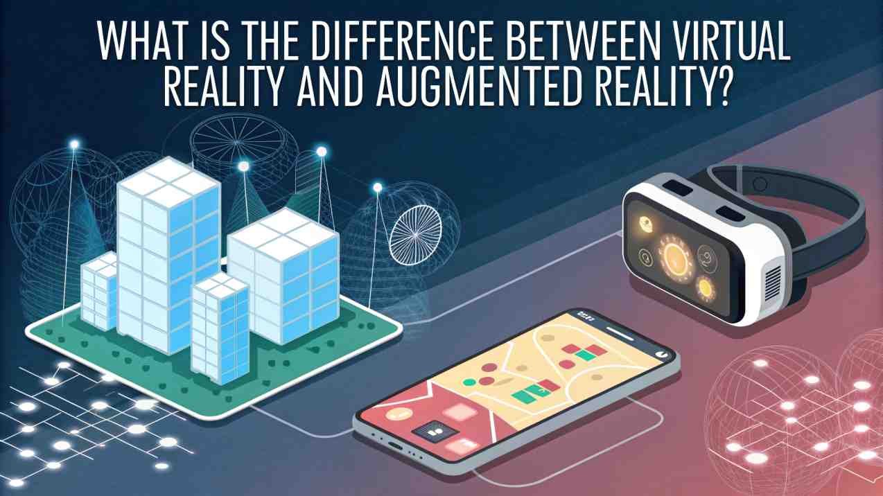 What is the difference between Virtual Reality and Augmented Reality?